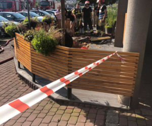 Opole, pożar Sopelka na ul. Bielskiej