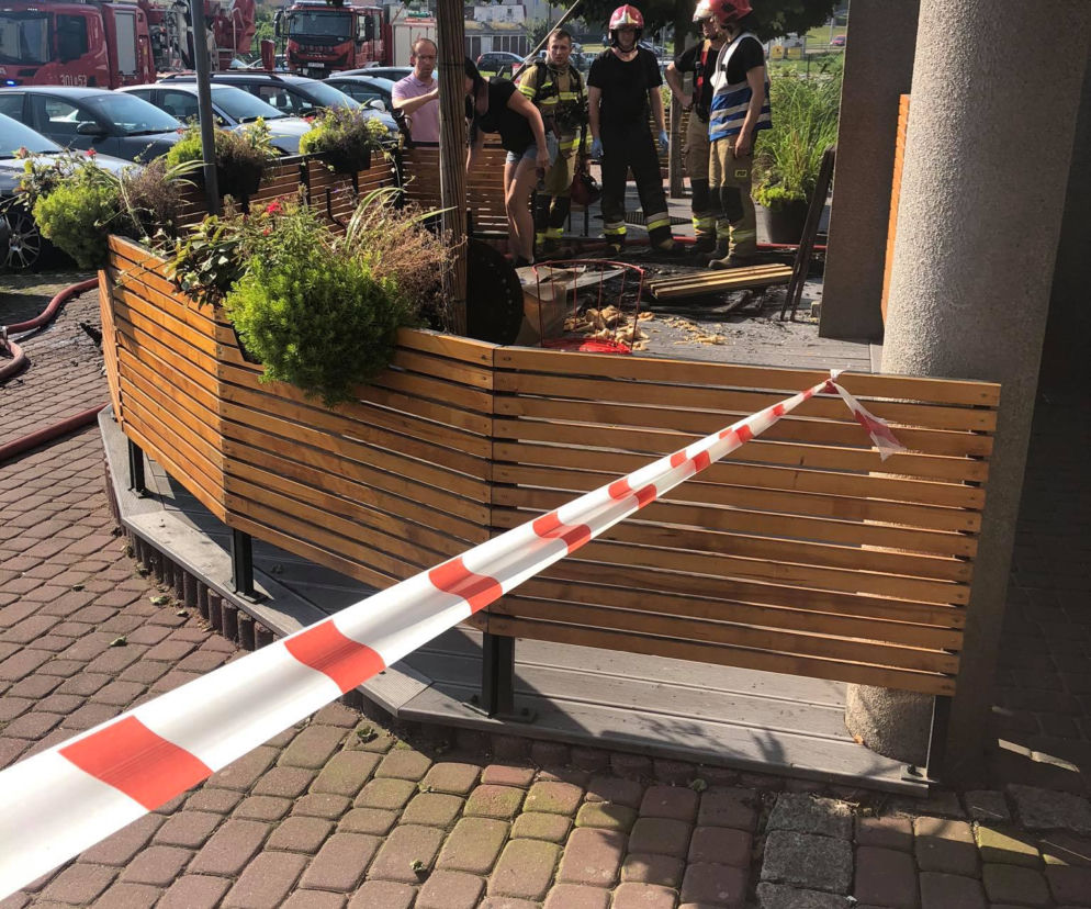 Opole, pożar Sopelka na ul. Bielskiej