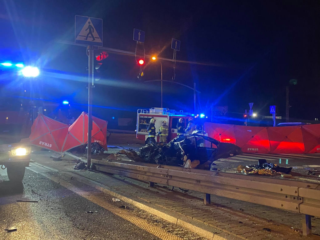 Śmiertelny wypadek w Rzgowie. Trzy osoby nie żyją