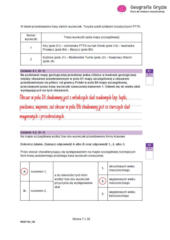 Matura 2025 geografia - odpowiedzi, arkusz CKE  15.05.2025 - Formuła 2023	