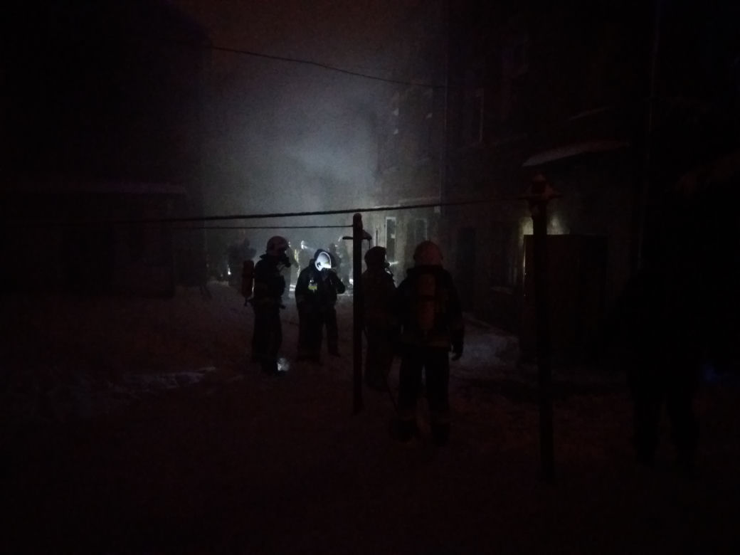 Pożar mieszkania na Wybickiego w Grudziądzu