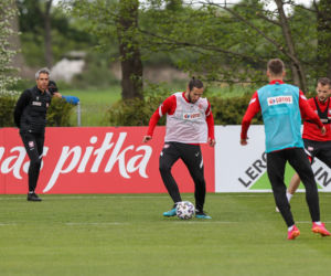 Grzegorz Krychowiak na treningu reprezentacji w Opalenicy