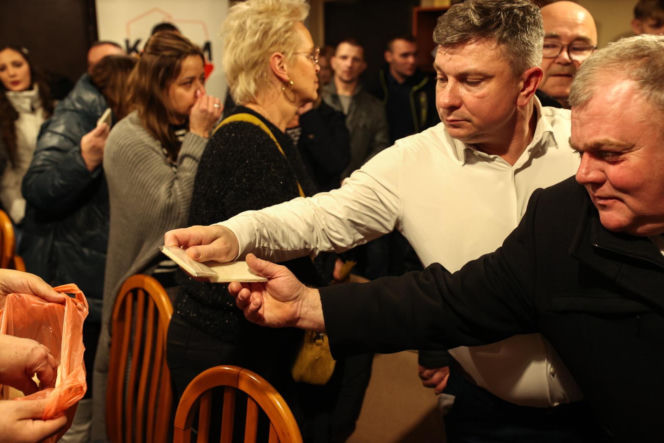 Strajk górników w kopalni Silesia