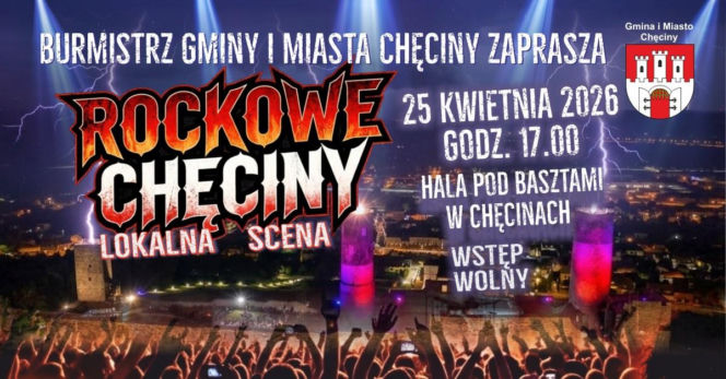 Rockowe uderzenie w Chęcinach! Lokalna scena przejmuje Halę Widowiskowo-Sportową