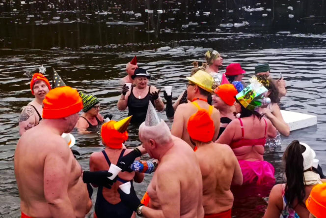 Szczecińskie morsy powitały 2026 rok