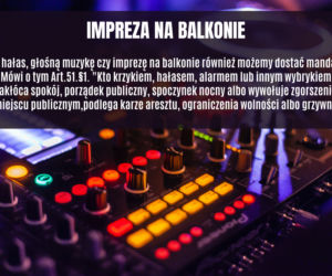 Czego nie można robić na balkonie? Za to możesz dostać mandat