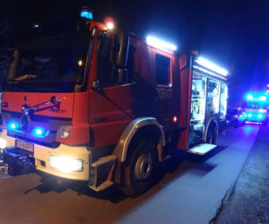 Kraków: Pożar pustostanu przy ul. Malborskiej [ZDJĘCIA]