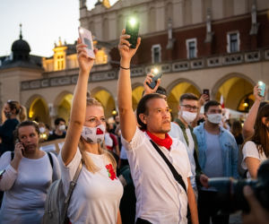 Kraków solidarny z Białorusią