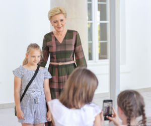 Agata Duda spotkała się z dziećmi