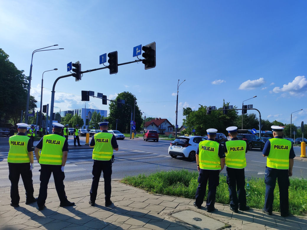 Mazowieccy policjanci rywalizowali o to kto najlepiej kieruje ruchem
