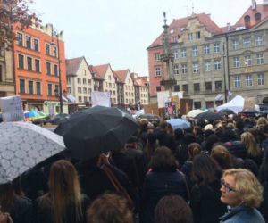 Czarny protest we Wrocławiu