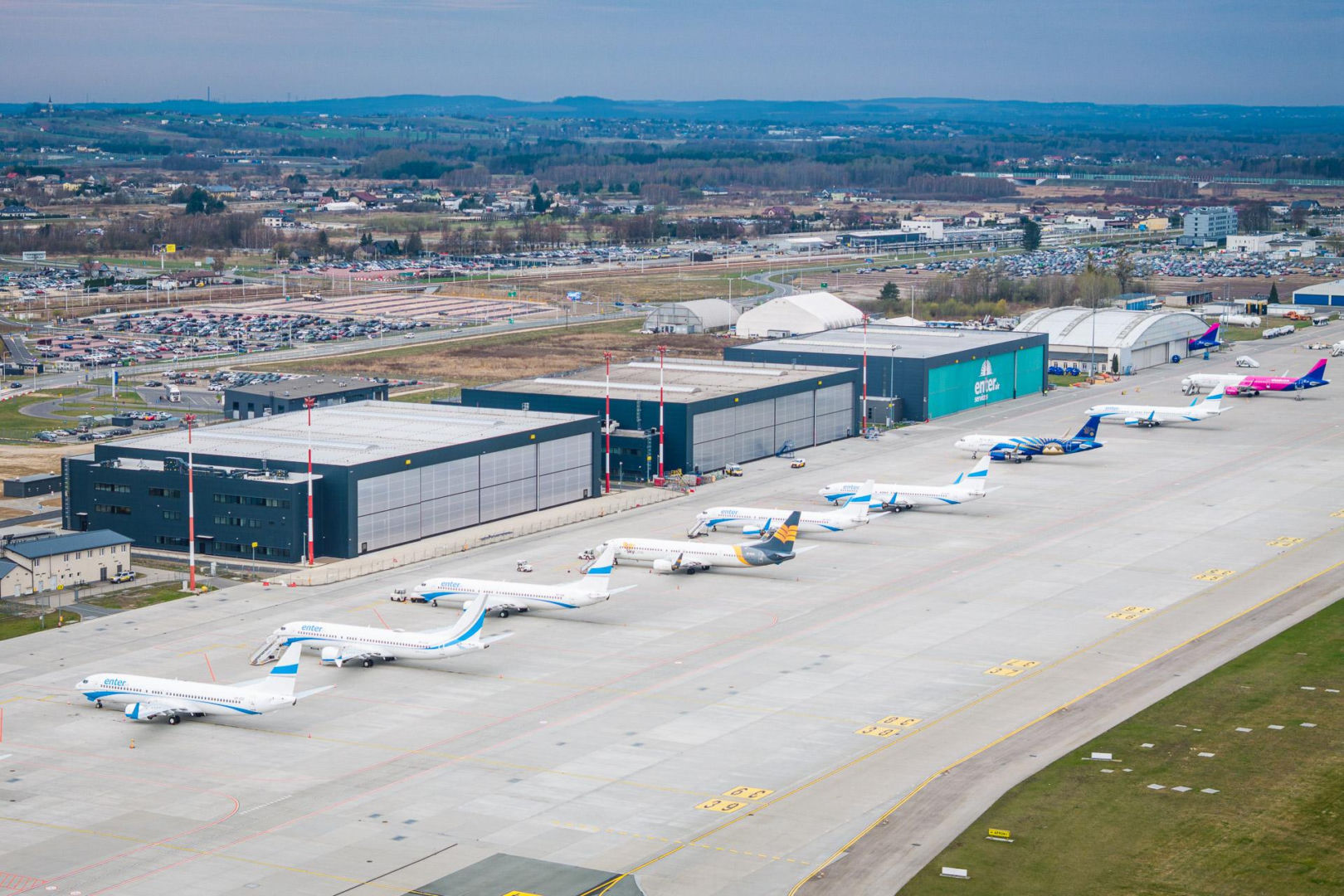 Hangar H4  na lotnisku w Pyrzowicach (Katowice Airport)