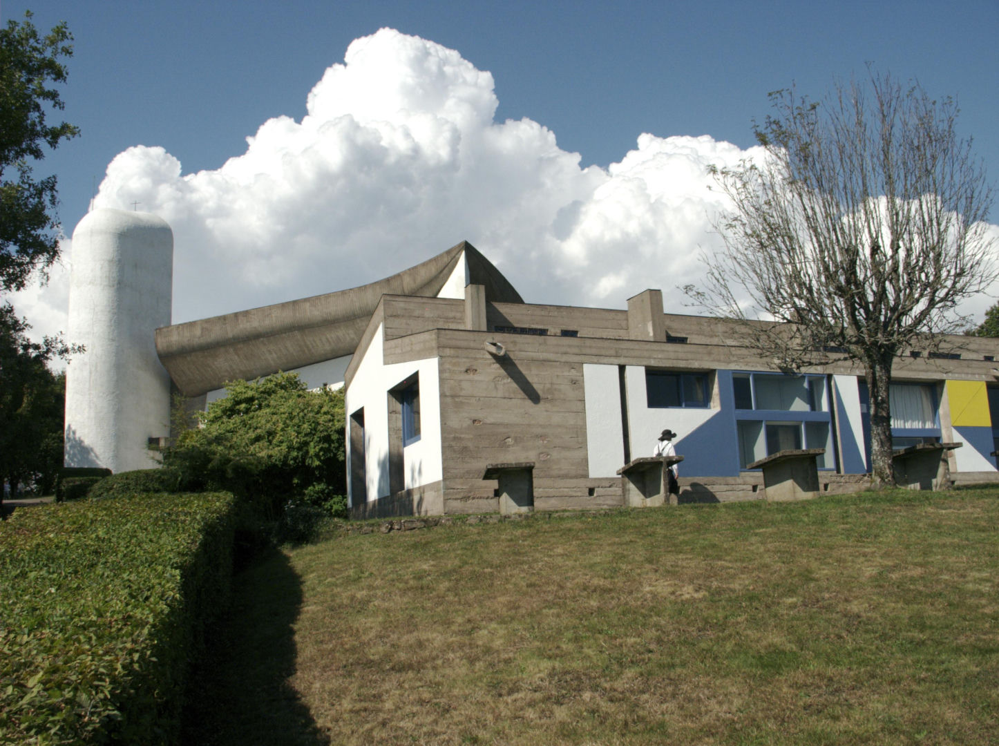 Kaplica w Ronchamp Le Corbusiera