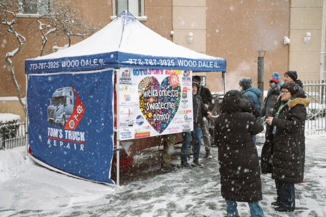 Huczny, choć mroźny 34. finał WOŚP w USA