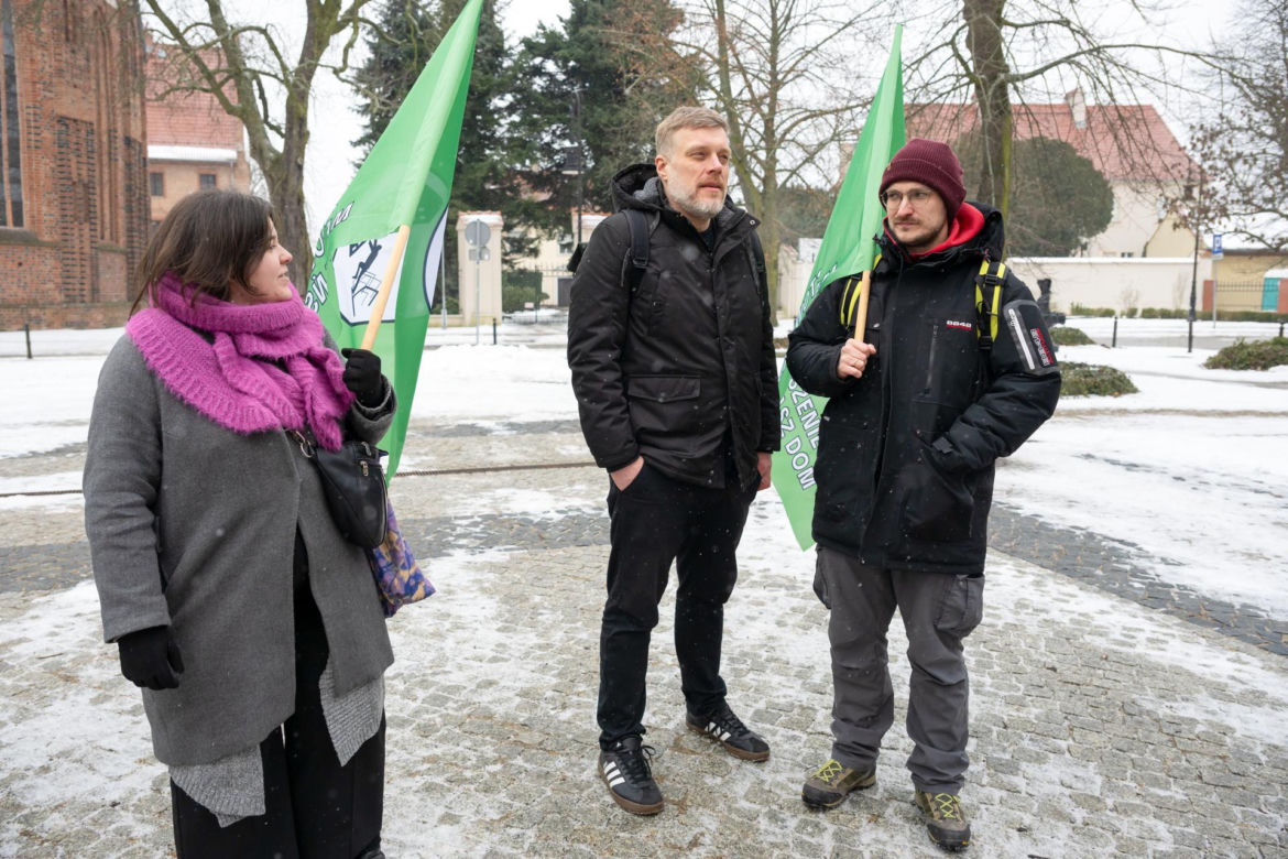Protest mieszkańców Osiedla Maltańskiego