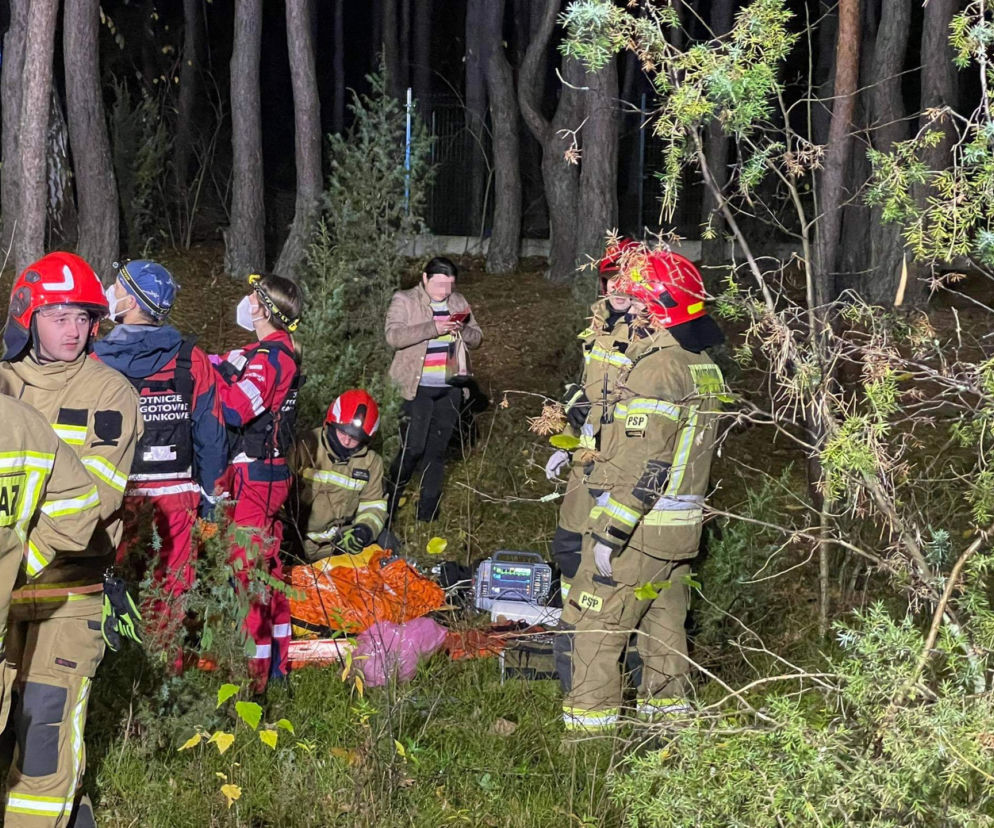 Dramatyczna akcja straży pożarnej. Dwie osoby zakleszczone we wraku