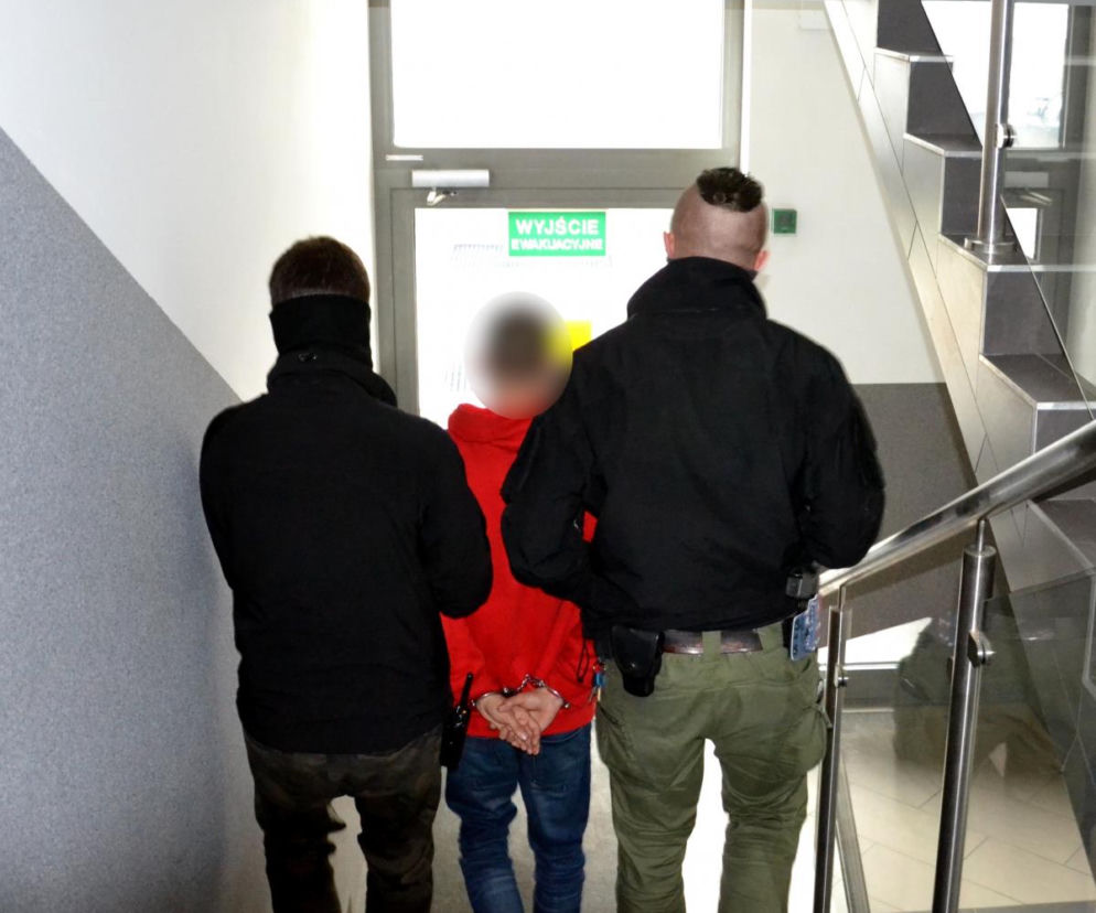 Zatrzymany przez policję