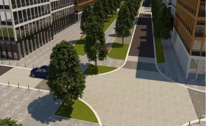 Nowy układ komunikacyjny na Kępie Parnickiej