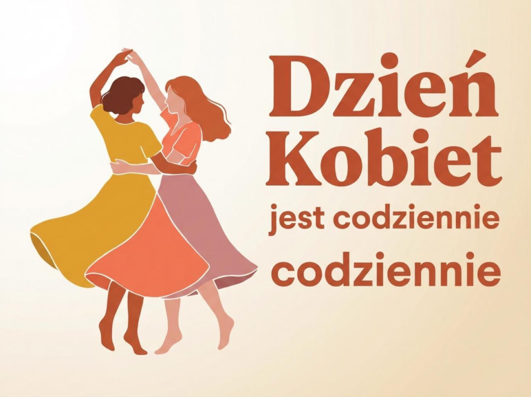 Tańczące kobiety na Dzień Kobiet