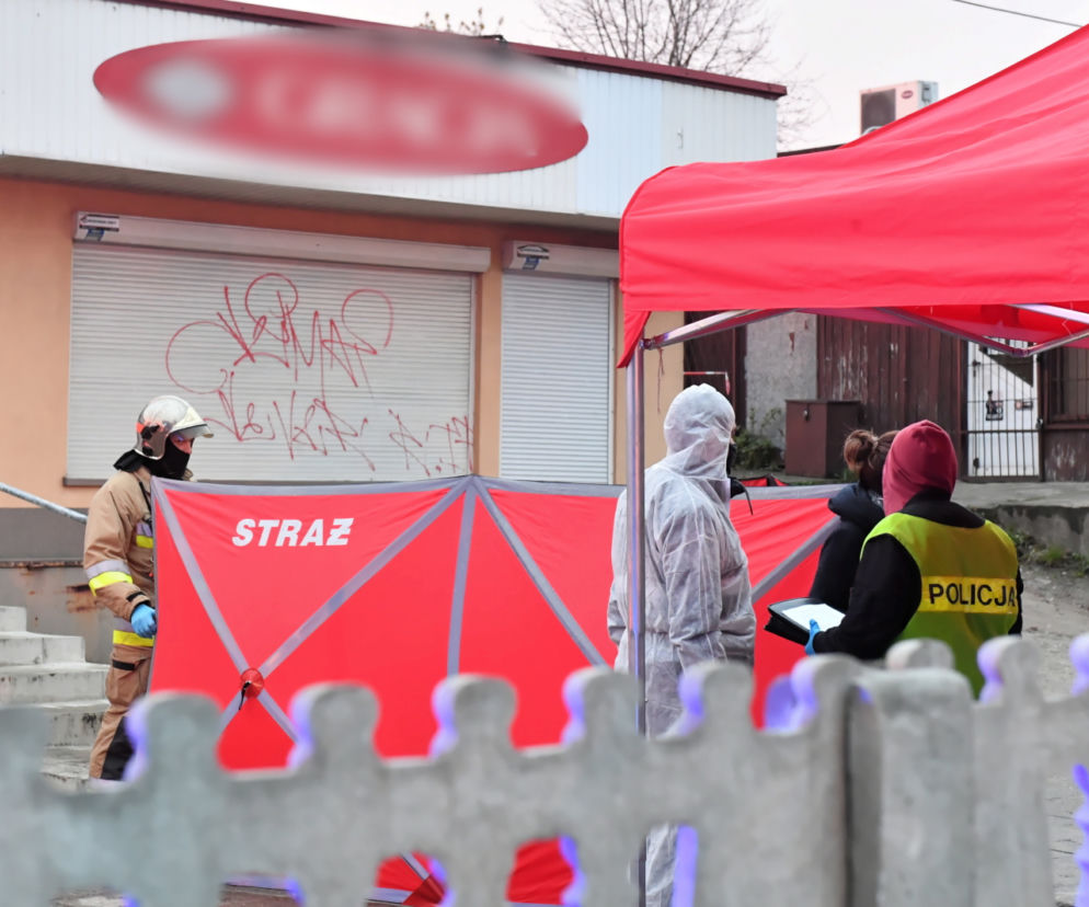 Nożownik z Brzezin z zarzutami. Zginął mężczyzna, policjant został ranny