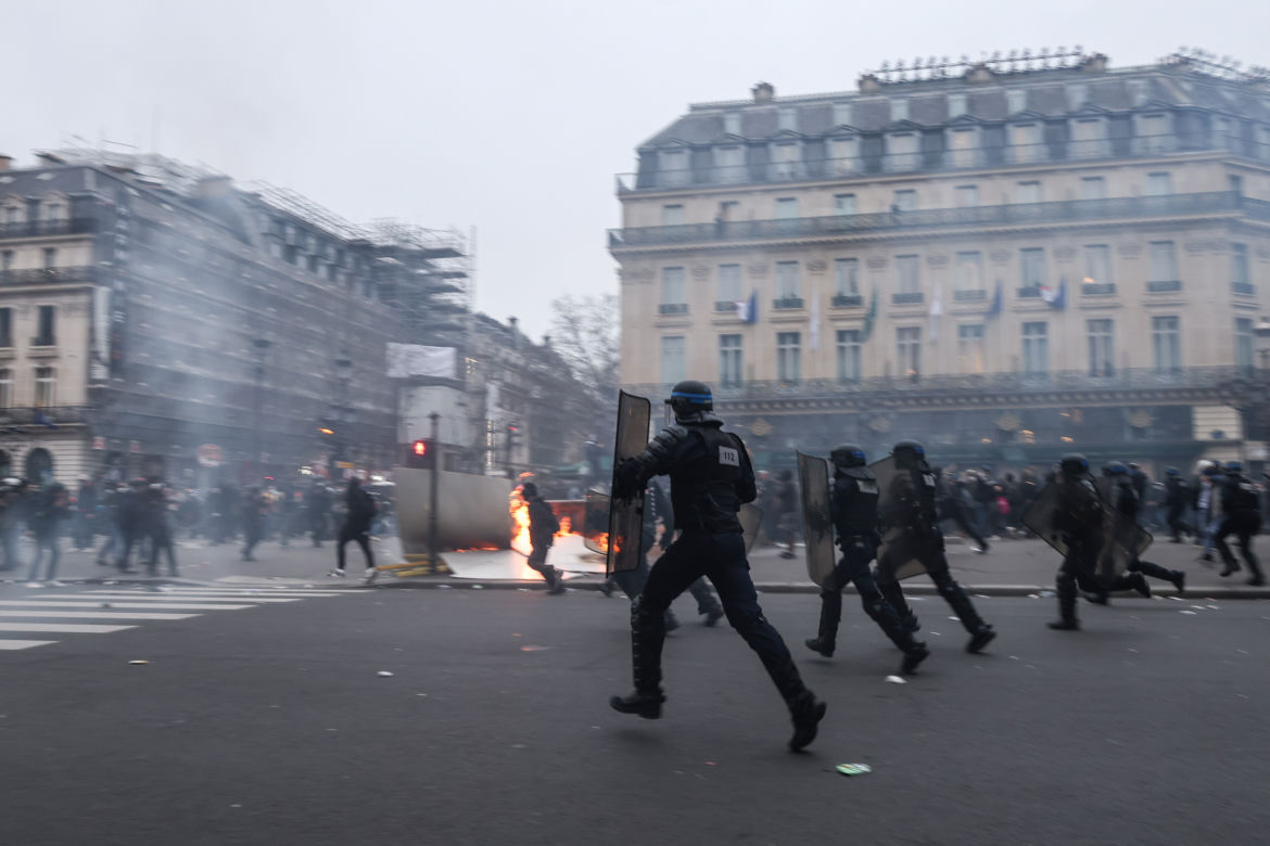 Protest we Francji