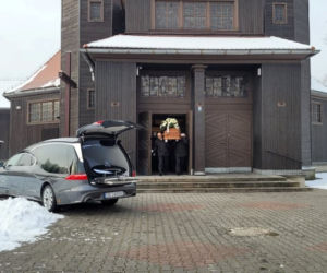 Pogrzeb górnika z kopalni Bielszowice