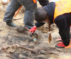 Historyczne znalezisko w warszawskim lesie. Doły śmierci na Białołęce. Wśród ofiar kobieta z długim warkoczem 