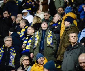 Arka Gdynia - Lechia Gdańsk: Zdjęcia kibiców z derbów Trójmiasta w ramach 23. kolejki PKO BP Ekstraklasy