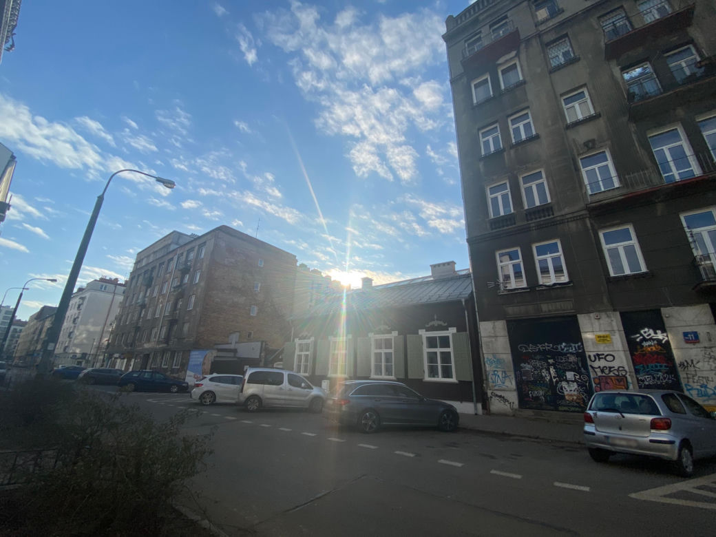 Drewniany dom przy ul. Środkowej 9 na Pradze-Północ