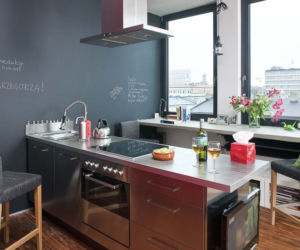 Małe mieszkanie urządzone jak loft