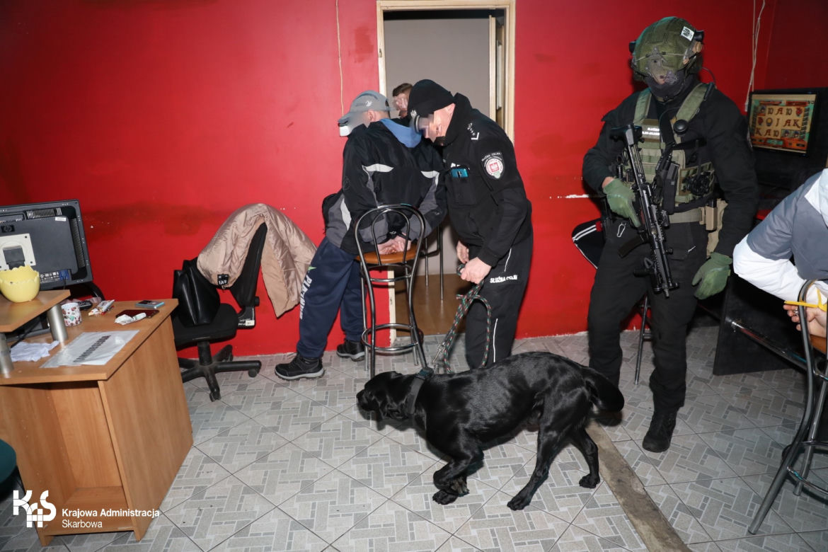Nielegalny punkt hazardowy w Chojnie