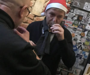 Zbigniew Boniek w knajpie