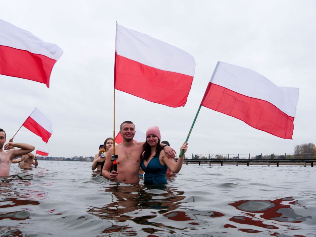 Hop do wody! Tak morsy z woj. lubelskiego świętowały Święto Niepodległości!