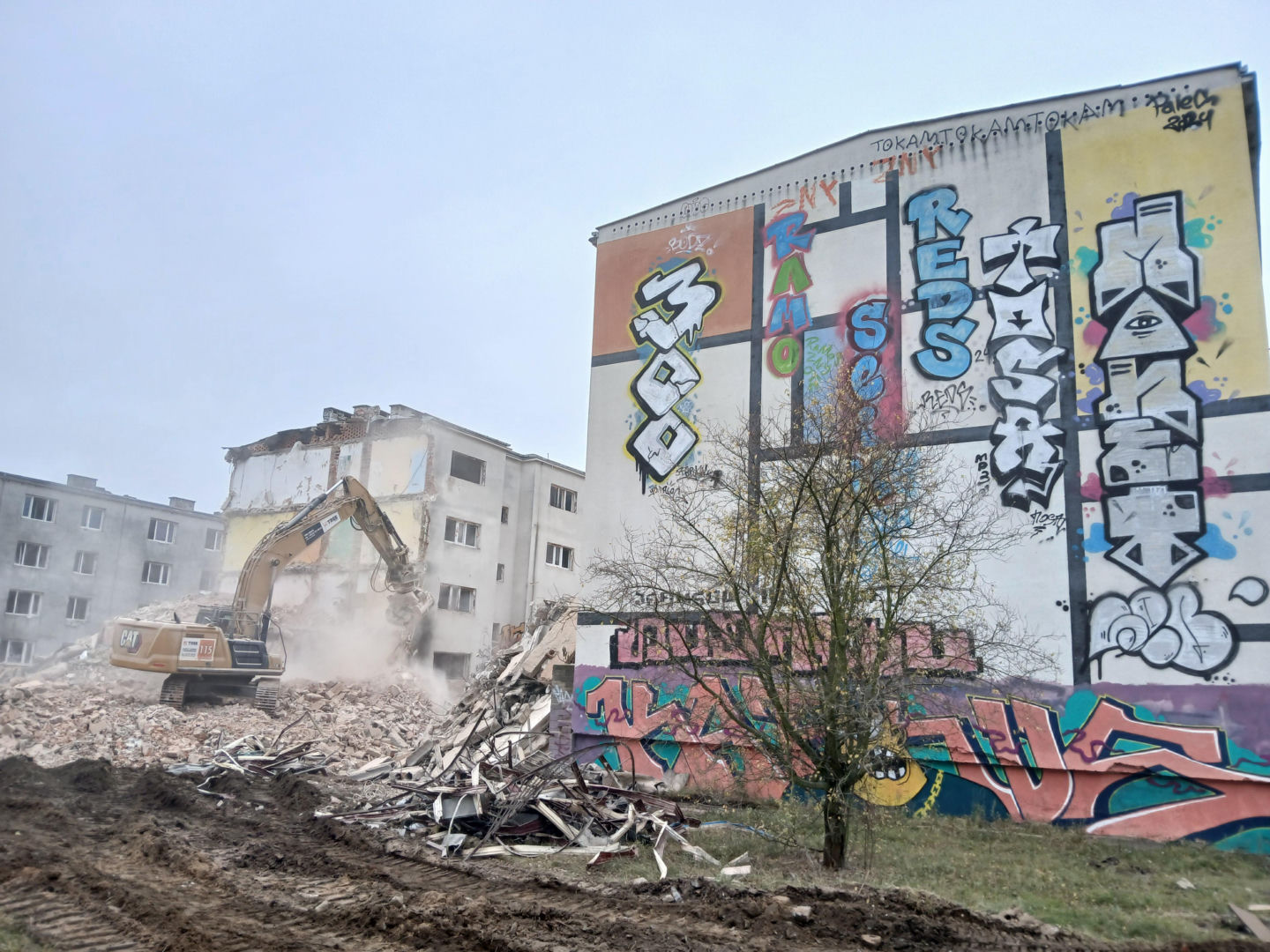 Osiedle Dudziarska w Warszawie – początek rozbiórki