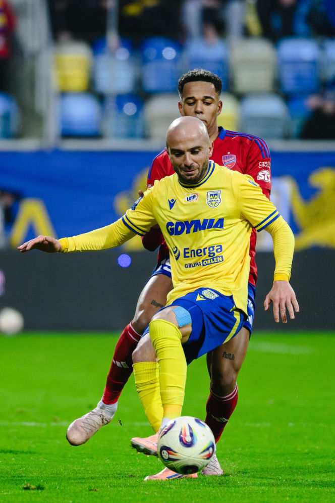 Mecz Ekstraklasy Arka Gdynia - Raków Częstochowa