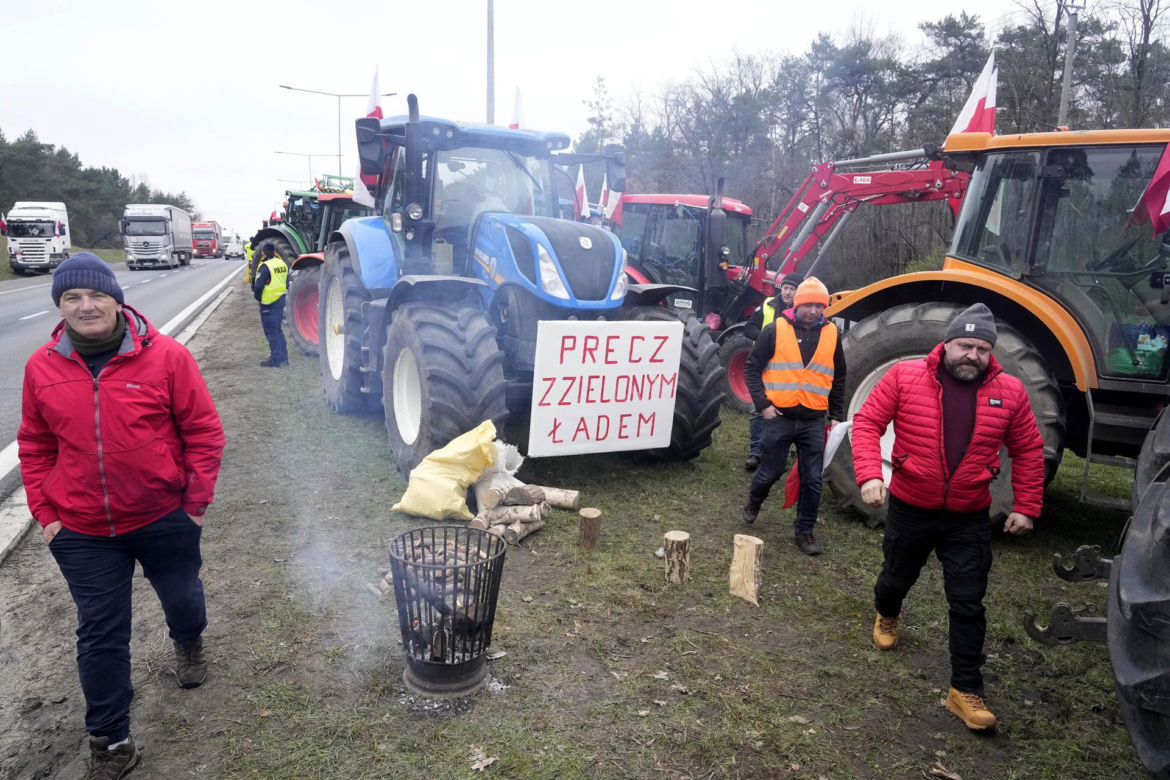 Strajk generalny rolników w Warszawie