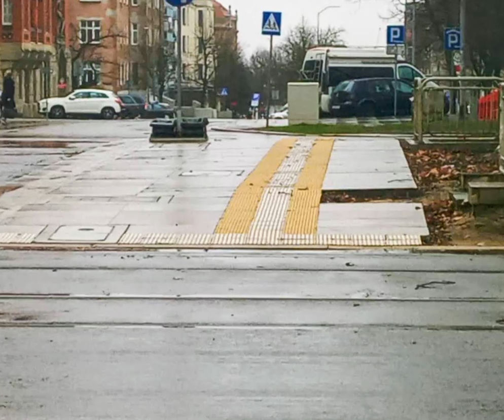 Chodnik-widmo na ul. Matejki
