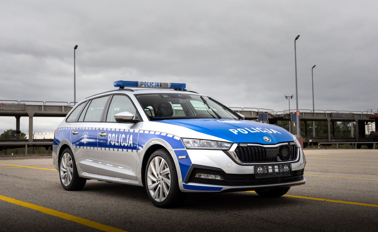 Policyjna Skoda Octavia iV