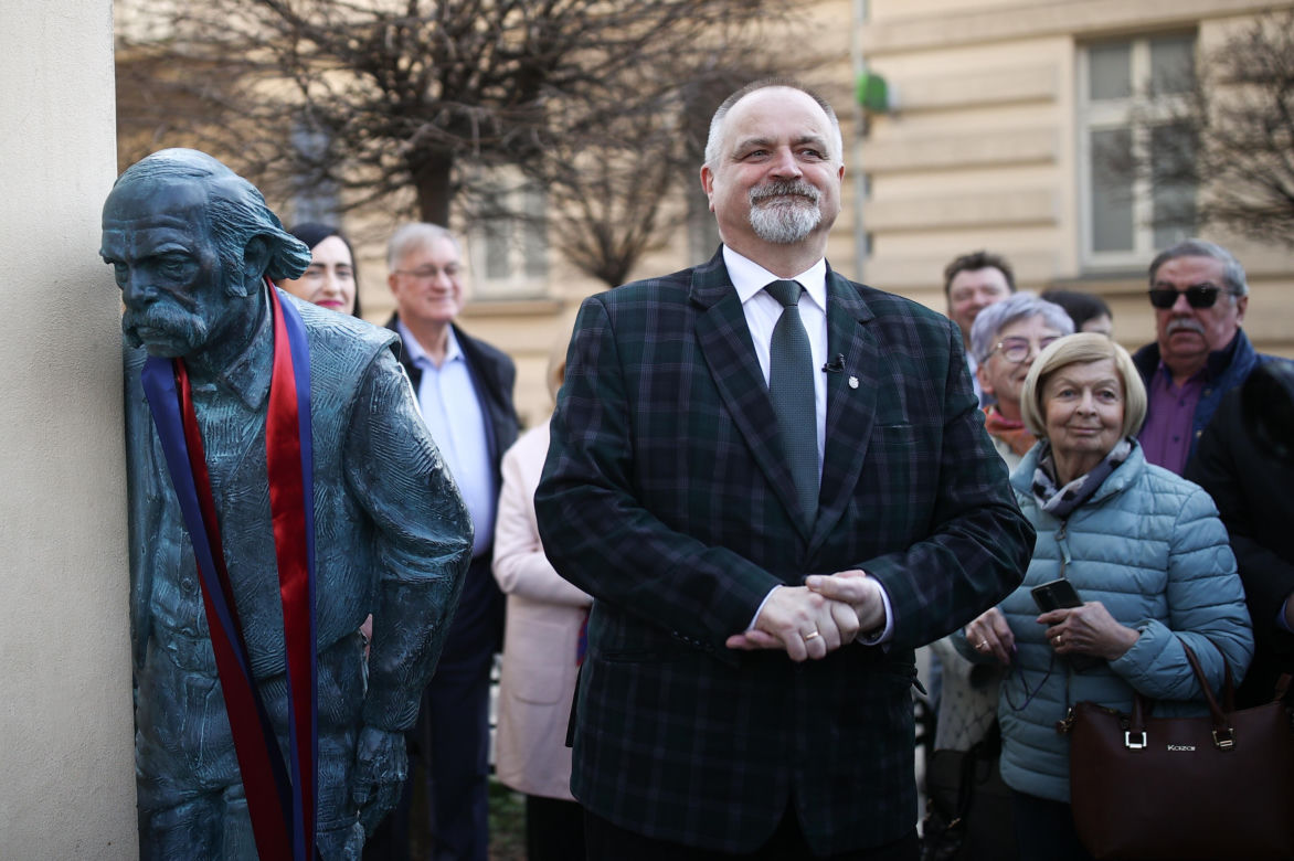 Odsłonięcie pomnika Bogdana Smolenia