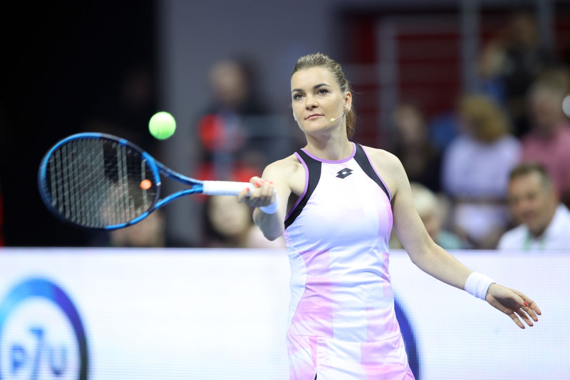 Piękne obrazki z meczu Iga Świątek - Agnieszka Radwańska