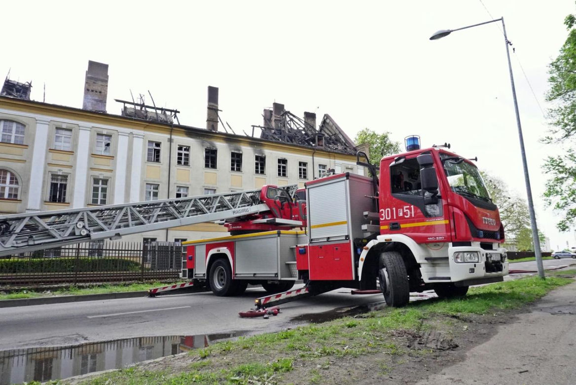 AJP po pożarze