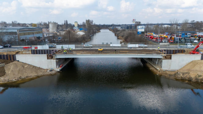 Nowy most na Białołęce przy ul. Płochocińskiej