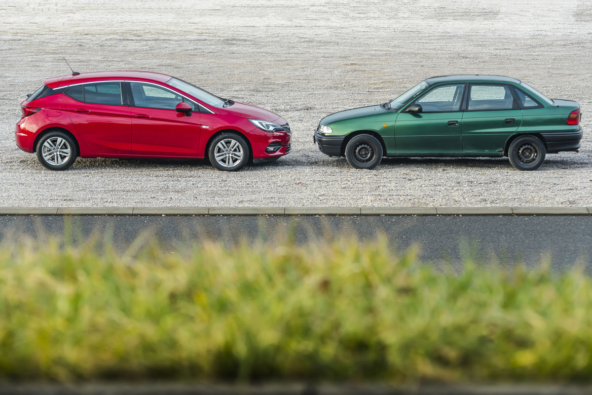Opel Astra K 1.2 Turbo 130 KM Elegance & Opel Astra Classic F 1.4 8V 60 KM GL Base