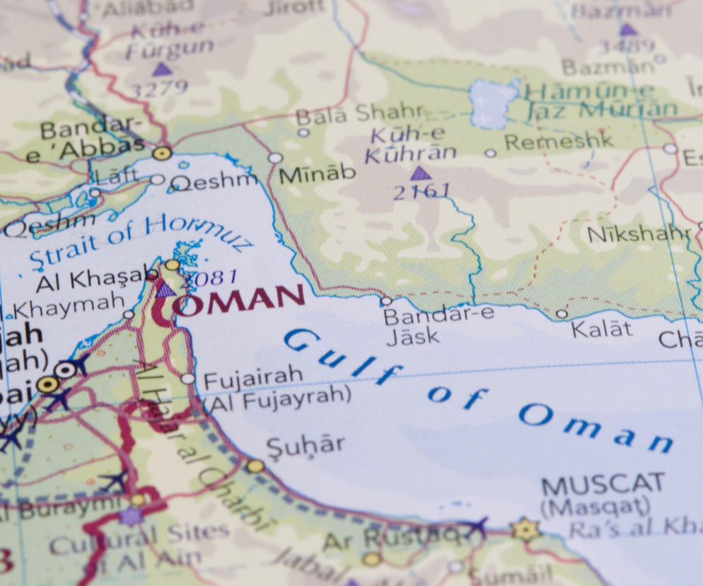 Grupa tankowców w cieśninie Ormuz
