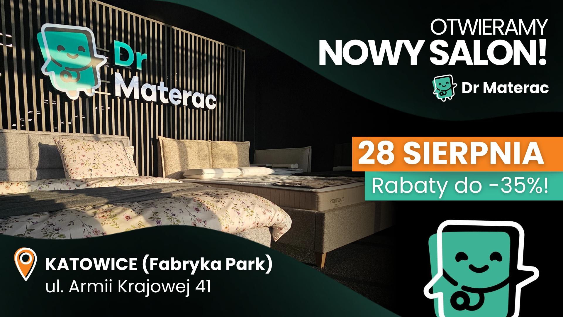 Dr Materac otwiera drugi salon w Katowicach. Na klientów czeka wyjątkowa promocja