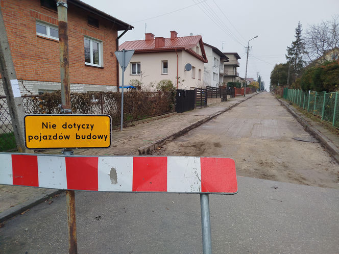 Ulica Mazowiecka w Siedlcach jest remontowana na dwóch odcinkach