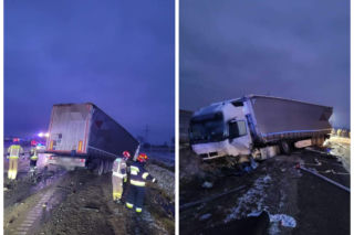 Tragiczny wypadek na DK 8. Osobówka zderzyła się z ciężarówką. Nie żyje jedna osoba [FOTO]
