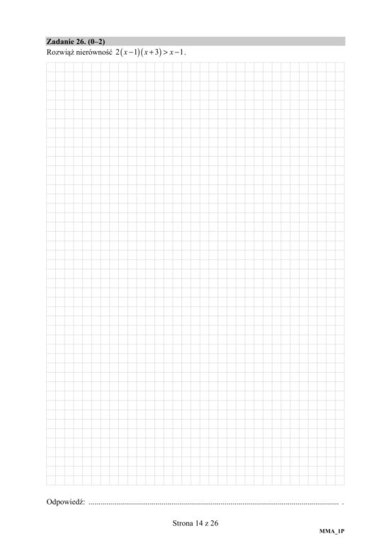 Matura 2020 ARKUSZE CKE z matematyki POZIOM PODSTAWOWY [9.06.2020]