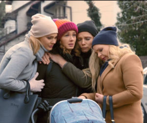 Przyjaciółki 11 sezon odcinek 129. Zuza (Anita Sokołowska), Inga (Małgorzata Socha), Anka (Magdalena Stużyńska), Patrycja (Joanna Liszowska)