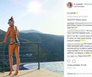 Majdanowie na wakacjach. Małgorzata Rozenek w bikini